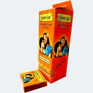 Green Love Ultra thin condom with flavour