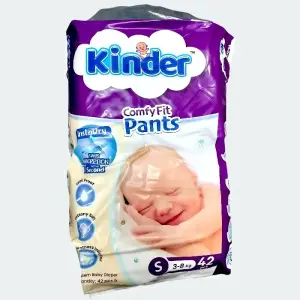 Kinder Diaper S Size 3-8kg 42 pcs