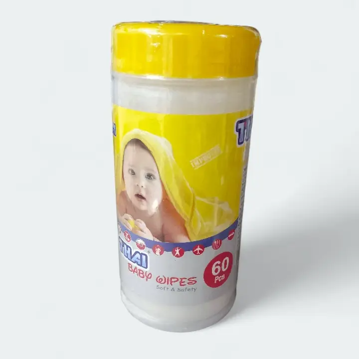 Thai Wet Wipes For Baby Moist Tissue-60