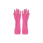 Clean Lab Rubber Gloves - Pink Large