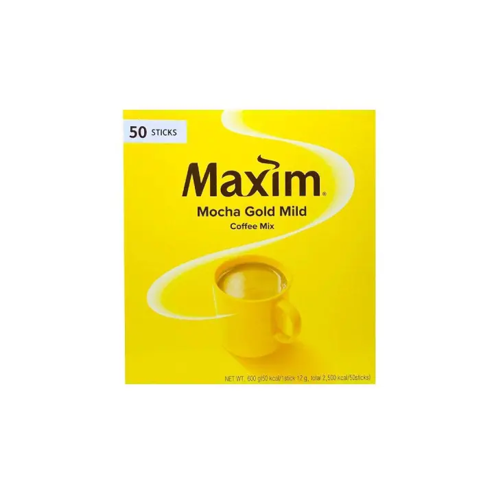 Maxim Mocha Gold Mild Coffee Mix 50 Sticks
